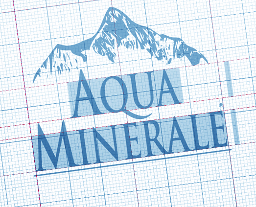 Логотип Aqua Minerale в портфеле брендингового агентства Soldis